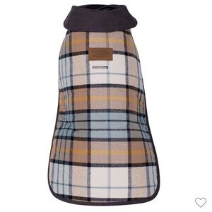 Pendleton Plaid Dog Coat with Blue and Yellow Accents Misty Ridge  XL